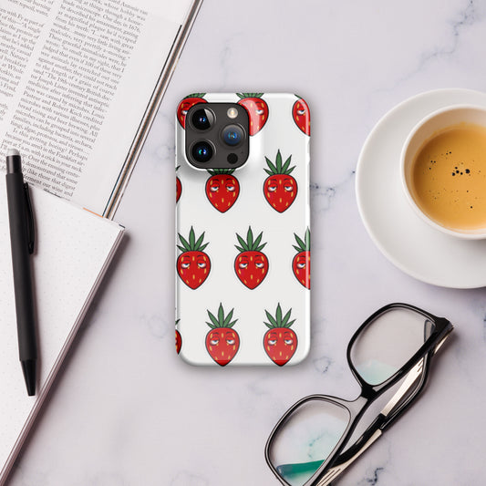 Strawberry canna Snap case for iPhone®
