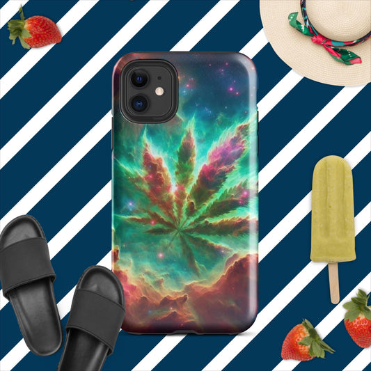 Colorful weed leaf art Tough Case for iPhone®